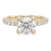 2.27ctw Diamond Engagement Ring 14k Yellow Gold GIA Certified
