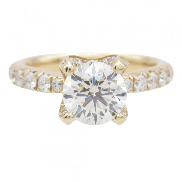 2.27ctw Diamond Engagement Ring 14k Yellow Gold GIA Certified