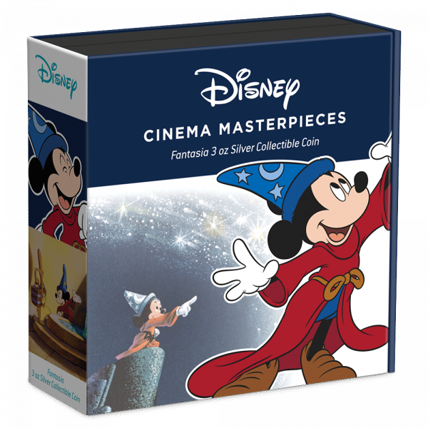 2023 Niue Disney Cinema Masterpieces Fantasia 3oz Silver Proof Coin