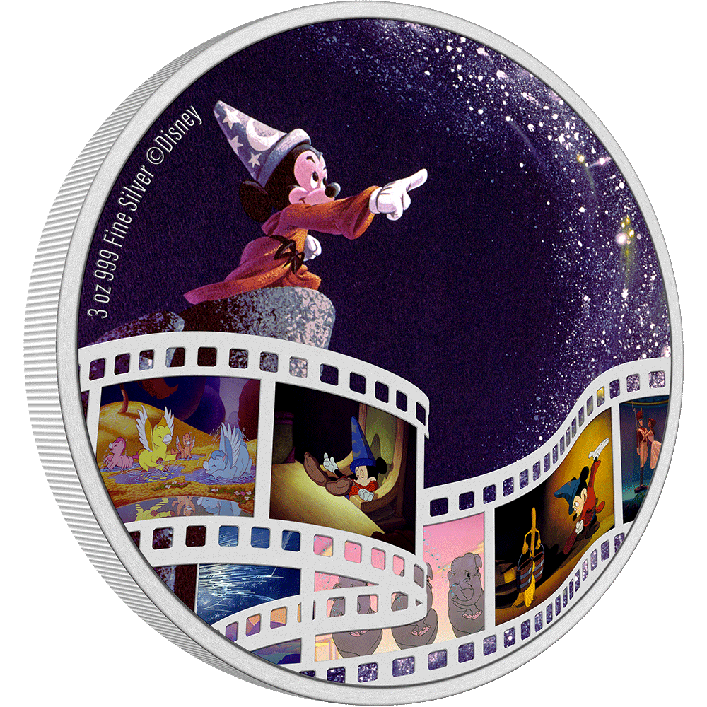 2023 Niue Disney Cinema Masterpieces Fantasia 3oz Silver Proof Coin