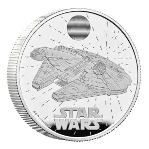 2024 Great Britain Star Wars Millennium Falcon 2oz Silver Proof Coin