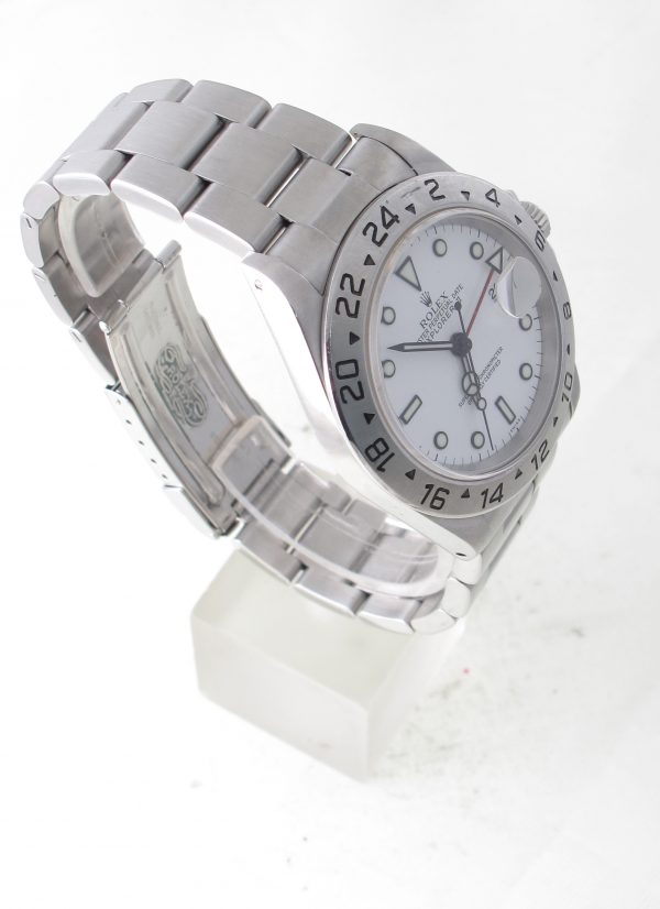 Pre-Owned Rolex Explorer II Polar (1999) Stainless Steel 16570 Right