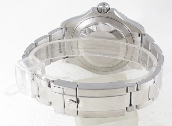 Pre-Owned Rolex Yachtmaster (2019) Stainless Steel And Platinum 116622 Back