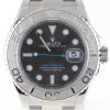 Pre-Owned Rolex Yachtmaster (2019) Stainless Steel And Platinum 116622 Front Close