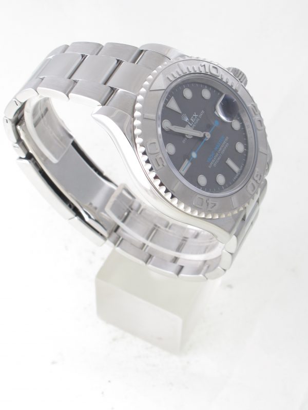 Pre-Owned Rolex Yachtmaster (2019) Stainless Steel And Platinum 116622 Right