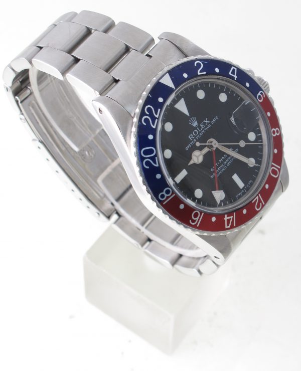 Pre-Owned Vintage Rolex Pepsi GMT Master (1982) Stainless Steel #16750 Right