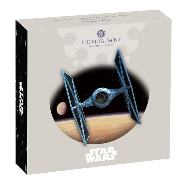 2024 Great Britain Star Wars TIE Fighter 2oz Silver Proof Coin
