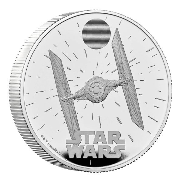 2024 Great Britain Star Wars TIE Fighter 2oz Silver Proof Coin