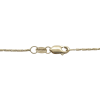 1 carat diamond solitaire necklace yellow gold clasp