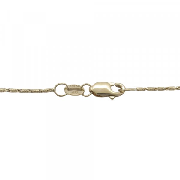 1 carat diamond solitaire necklace yellow gold clasp