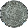 1628 HI Germany Saxony 1/4 Taler AU58 NGC