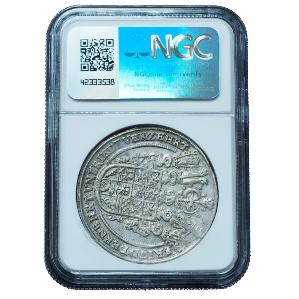 1641-49 HS Germany Brunswick-Luneburg-Celle Taler AU55 NGC