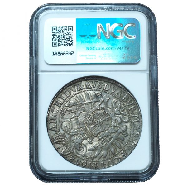 1658-KB Hungary Taler Ferdinand III MS61 NGC