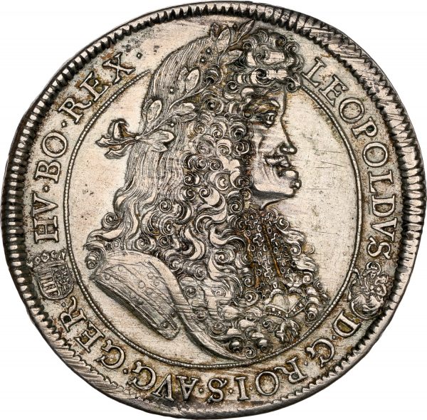 1691-KB Hungary Hogmouth Taler AU58 NGC
