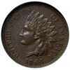 1864-L Indian Head Penny AU50 ANACS