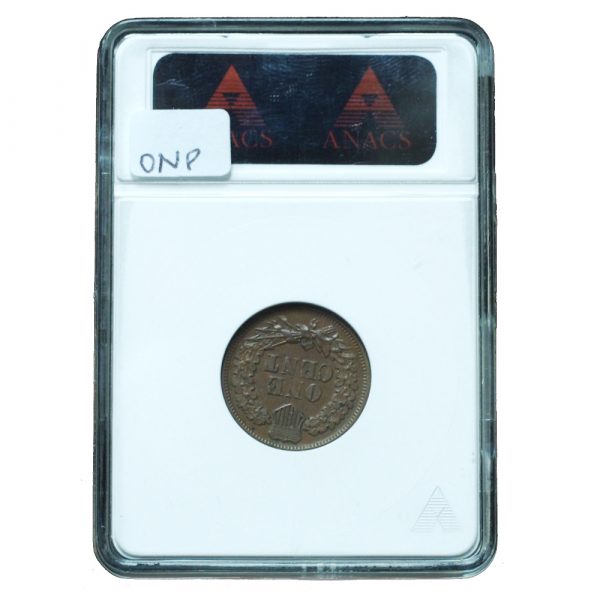 1864-L Indian Head Penny AU50 ANACS