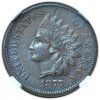 1877 Indian Head Penny AU58 BN NGC