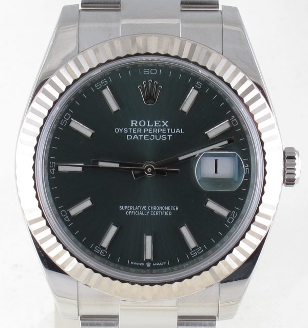 Pre-owned Rolex 41MM Stainless Steel Datejust (2022) Model 126334 Front Close