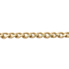 5mm Curb Cuban Bracelet Yellow Gold Mens Side