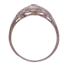 Art Deco 0.32ctw Sapphire & Diamond Ring 18K (4)