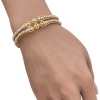 Edwardian Pearl Bangle Bracelet 21K Yellow Gold (3)