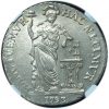 1793 Netherlands 3 Gulden West Friesland MS62 NGC
