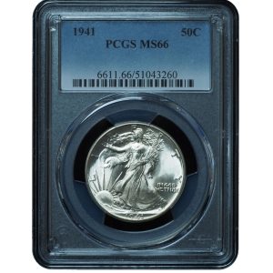 1941 Walking Liberty Half Dollar MS66 PCGS