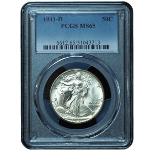 1941-D Walking Liberty Half Dollar MS65 PCGS