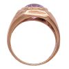 2.43ct Rose de France Amethyst Ring 10K side profile
