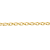 4.4mm Mariner Link Chain, 20.5 Length 14K Gold side