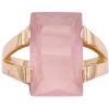 6.42ct Rose Quartz Solitaire Ring 14K Gold