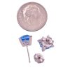 EFFY 3.60ctw Blue Topaz Stud Earrings 14K size