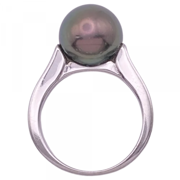 Peacock Tahitian Pearl Ring 14K (1)