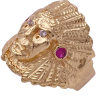 Vintage Indian Chief Men's Ring 14K (1)