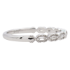 0.12ctw Diamond Baguette Band Ring 14K Gold side