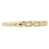0.12ctw Diamond Baguette Band Ring 14K Yellow Gold side