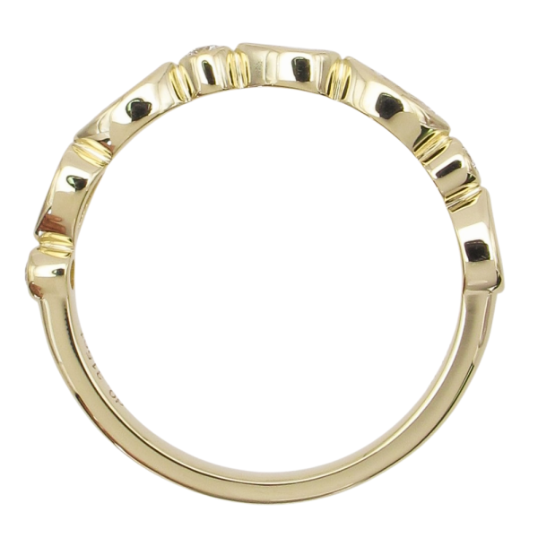 0.31ctw Fancy Diamond Band Ring 14K Gold profile