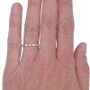 0.31ctw Fancy Diamond Bezel Band Ring 14K Gold worn