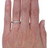 0.32ctw Diamond Half Pave Eternity Band Ring 14K Gold worn