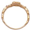 0.34ctw Diamond Celtic Claddagh Ring 14K Gold