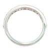 0.61ctw Baguette & Round Diamond Stack Band 14K