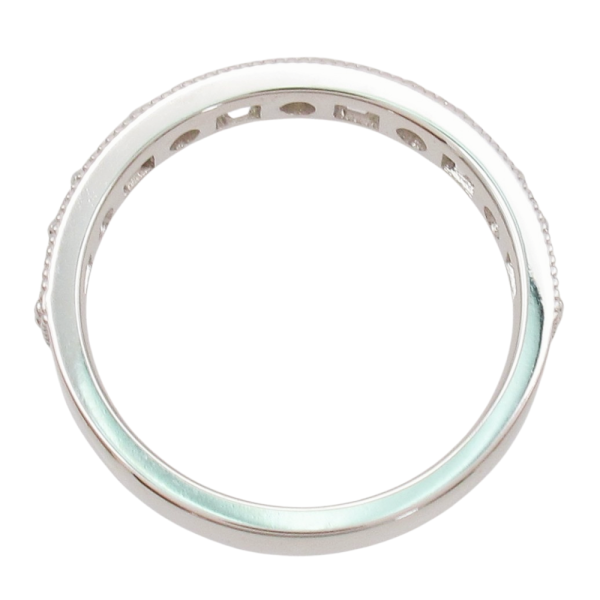 0.61ctw Baguette & Round Diamond Stack Band 14K