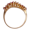 1.55ctw Marquise Diamond & Ruby Wave Ring 14K (2)