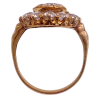1.59ctw Victorian Diamond Floral Ring 14K