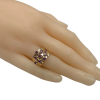 1.80ctw Ruby Harem Ring18K