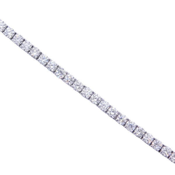10ct Round Diamond Tennis Bracelet 18K (1)