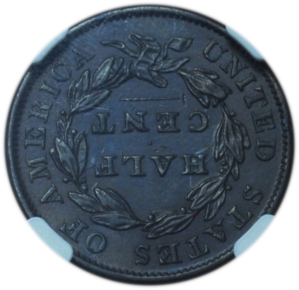 1833 Classic Head Half Cent AU53 NGC