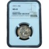 1915 Barber Quarter MS63 NGC