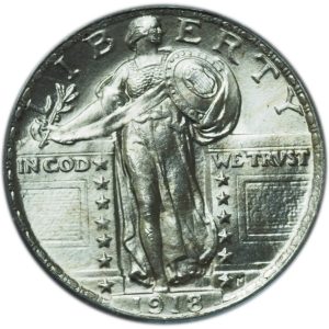1918 Standing Liberty Quarter MS64 PCGS