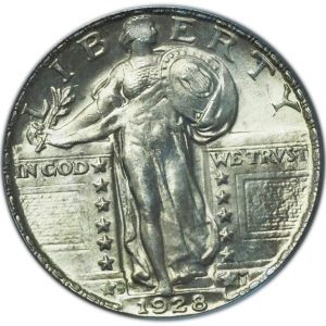 1928-D Standing Liberty Quarter MS63 PCGS OGH